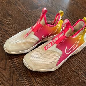 Youth 6.5 (women’s 8/8.5) Nike slip on tennis shoe